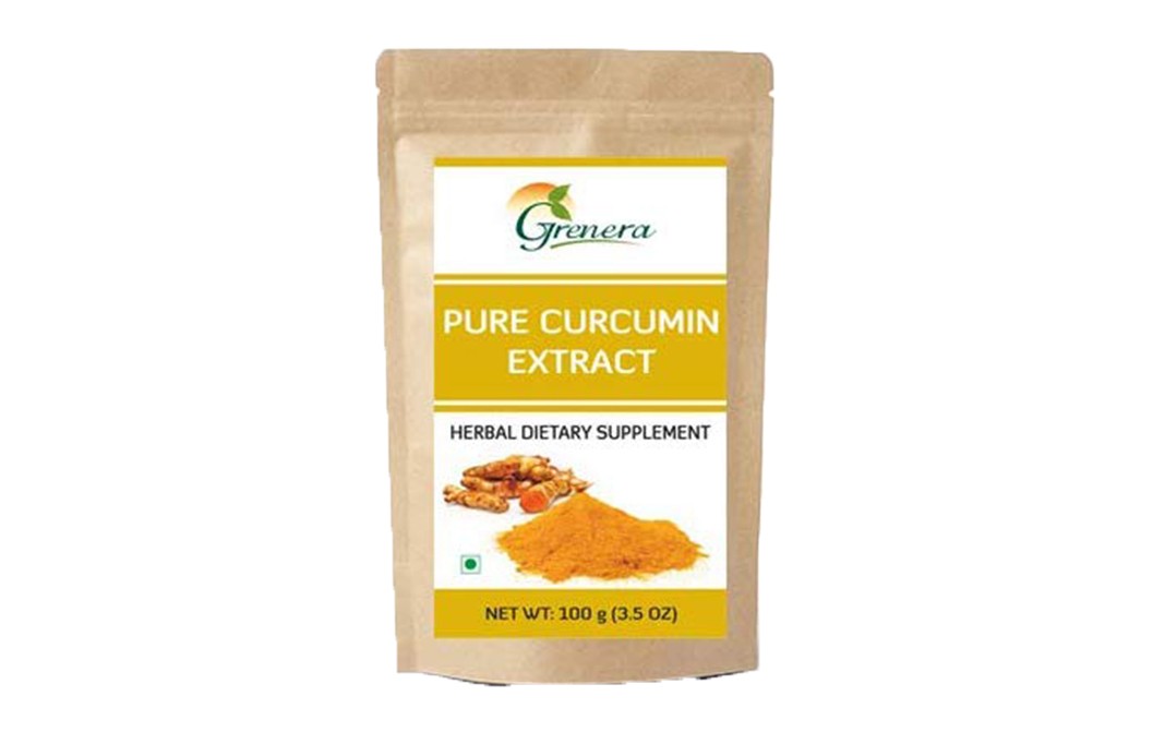 Grenera Pure Curcumin Extract Herbal Dietary Supplement   Pack  100 grams